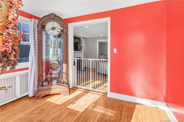 12 Sunset Ave, Trumbull, CT 06611 - empty room with wood-type flooring and recessed lighting
