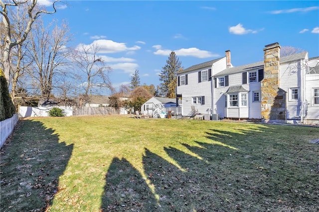 12 Sunset Ave, Trumbull, CT 06611 - fenced backyard with a residential view