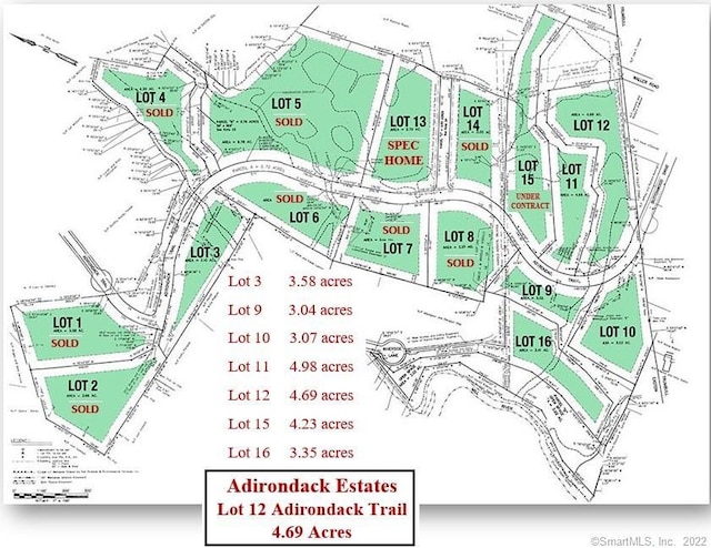 LOT12 Adirondack Trl, Easton CT, 06612 land for sale