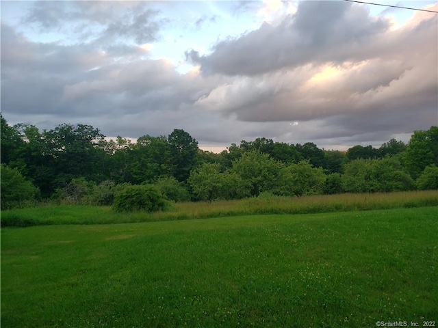 view of nature at dusk