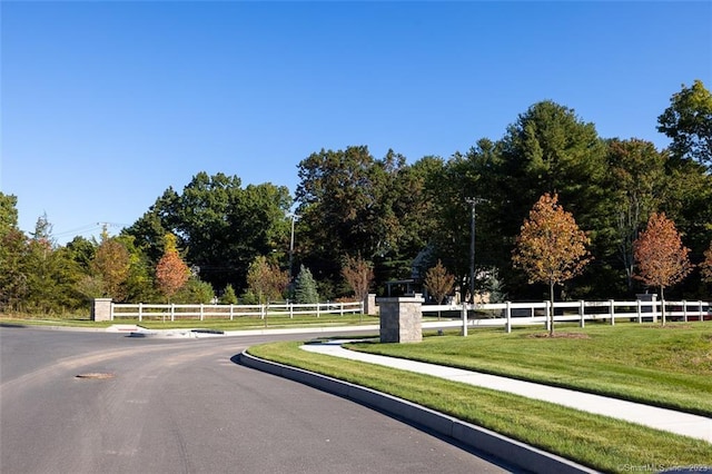 view of road