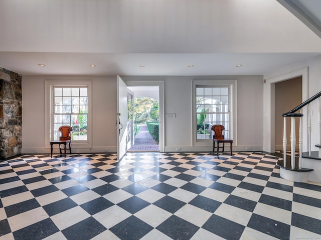 27 Macedonia Brook Rd, Kent, CT 06757 - foyer entrance featuring recessed lighting and stairway