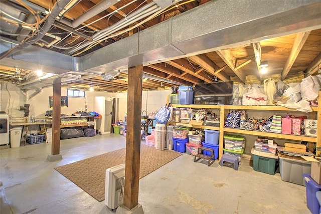 220 W Main St, Mt Zion, IL 62549 - basement with washer / dryer