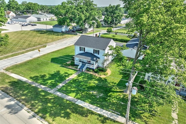 220 W Main St, Mt Zion, IL 62549 - aerial perspective of suburban area