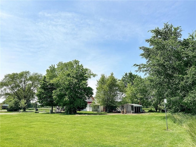 2281 US Rte 40, Casey, IL 62420 - view of green lawn featuring an outdoor structure