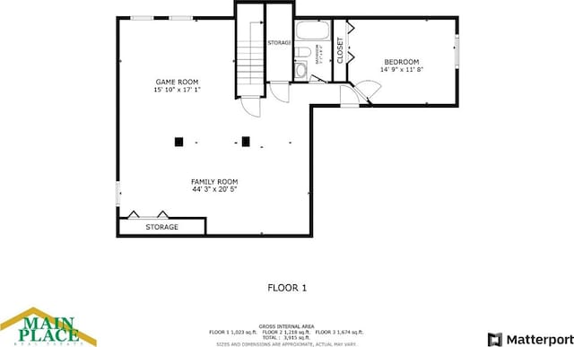 1435 Ashland Ave, Mt Zion, IL 62549 - property floor plan