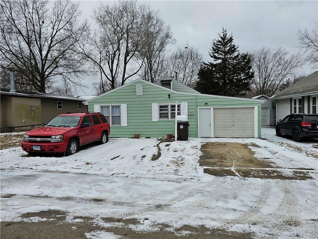 view of front of home featuring an attached garage