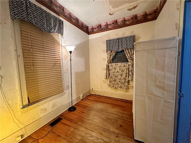 interior space featuring wood-type flooring