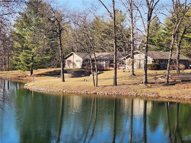 view of water feature