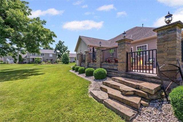 707 W Coolidge Ave, Charleston, IL 61920 - view of yard