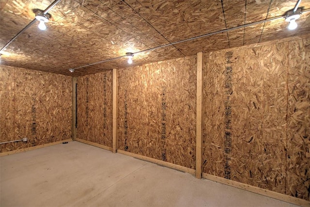 5959 Heritage Ln, Oakley, IL 62501 - below grade area with baseboards