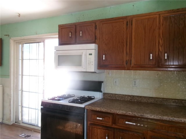 kitchen featuring gas range oven