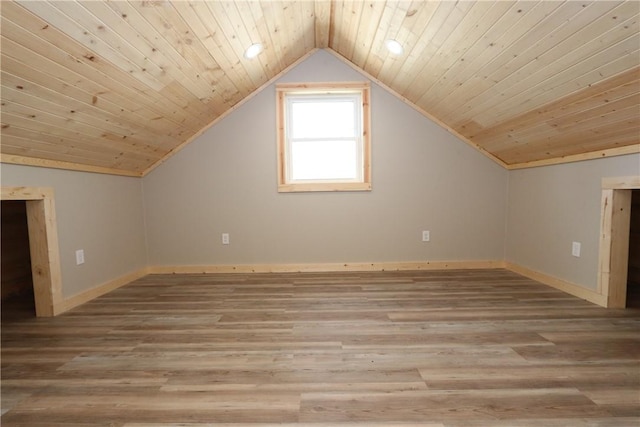 2805 Commercial Ave, Mattoon, IL 61938 - bonus room with wood finished floors, wood ceiling, lofted ceiling, and recessed lighting
