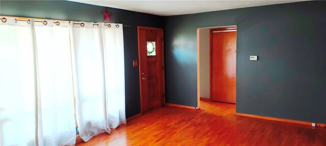 interior space featuring hardwood / wood-style floors