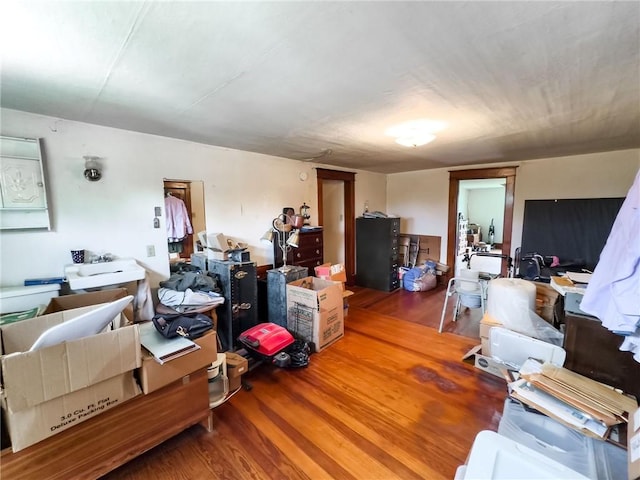 1625 Archer Ave, Marshall, IL 62441 - living room featuring wood finished floors