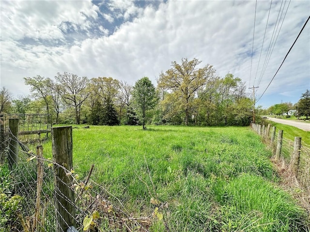 1625 Archer Ave, Marshall, IL 62441 - view of yard featuring fence and a rural view
