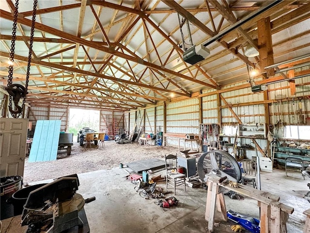 1625 Archer Ave, Marshall, IL 62441 - garage with a garage door opener