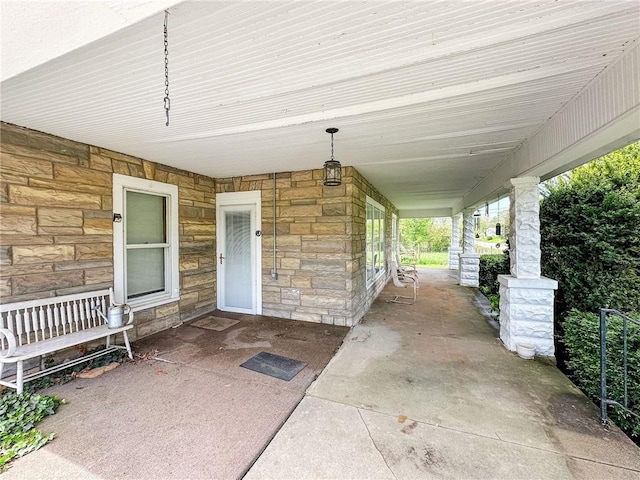 1625 Archer Ave, Marshall, IL 62441 - view of patio / terrace featuring a porch