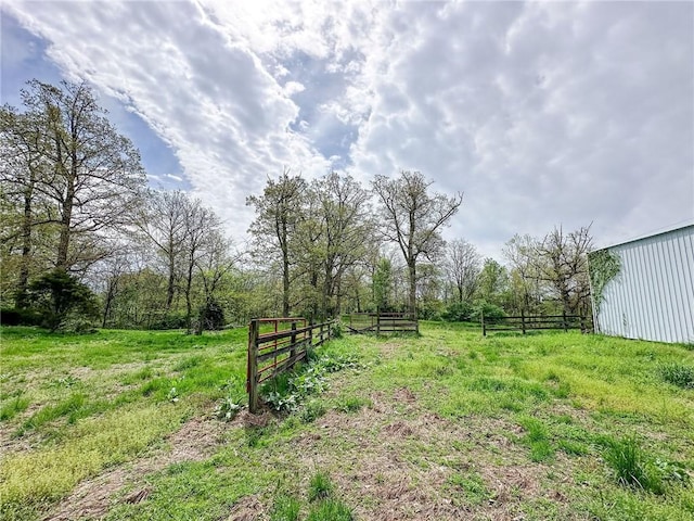 1625 Archer Ave, Marshall, IL 62441 - view of yard with a rural view and fence