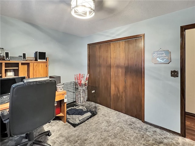 2321 Shelby Ave, Mattoon, IL 61938 - office area with carpet flooring