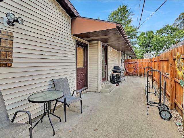 2321 Shelby Ave, Mattoon, IL 61938 - view of patio featuring grilling area