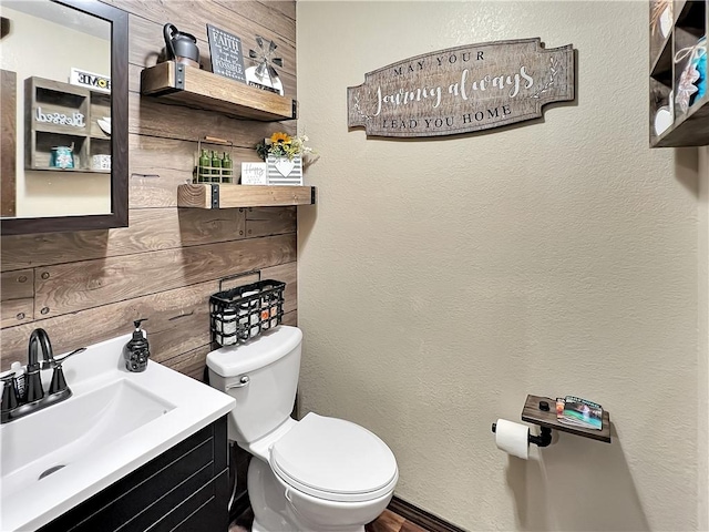 2321 Shelby Ave, Mattoon, IL 61938 - bathroom with vanity and wood finished floors