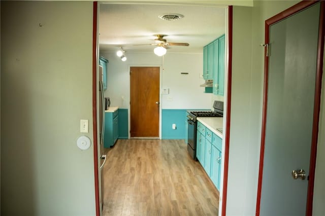 16 Franklin Rd, Bismarck, IL 61814 - corridor with light wood-style floors