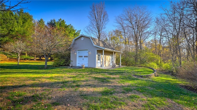 view of outbuilding