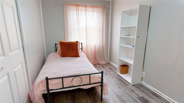 19 7th Dr, Decatur, IL 62521 - bedroom with light wood-style flooring and baseboards