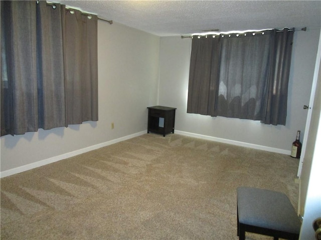 205 Franklin St, Pana, IL 62557 - carpeted spare room featuring a textured ceiling and baseboards