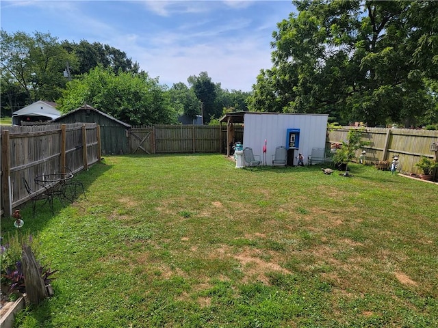517 W Union St, Nokomis, IL 62075 - view of fenced backyard