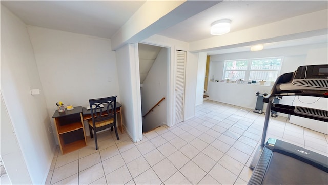 602 Maple Dr, Catlin, IL 61817 - office with light tile patterned floors