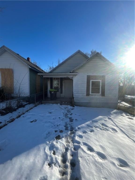 view of ranch-style home