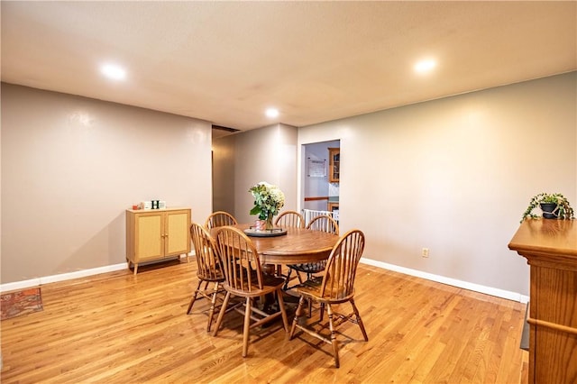 685 E Main St, Warrensburg, IL 62573 - dining room featuring light wood-style floors and recessed lighting