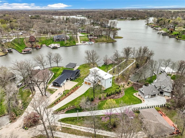 9219 E Best Ct, Effingham, IL 62401 - aerial view of residential area featuring a large body of water