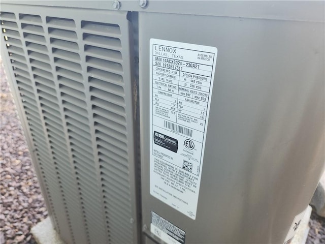 803 S Lafayette St, Newton, IL 62448 - detailed view of a central air condition unit