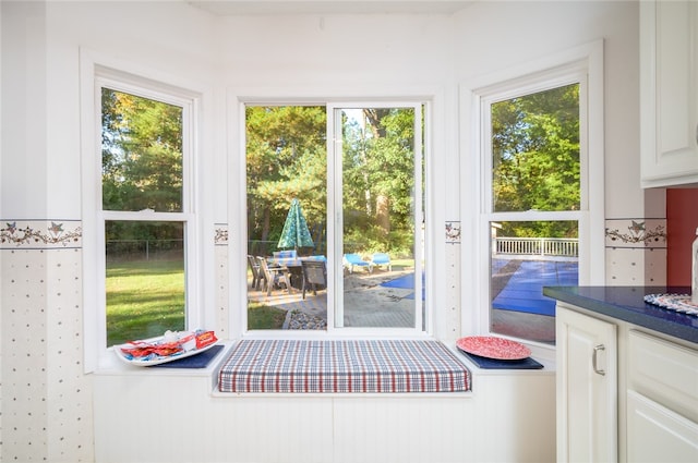 view of doorway to outside