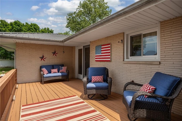 101 Willow Dr, Farina, IL 62838 - view of deck
