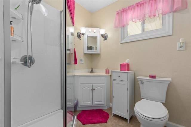 101 Willow Dr, Farina, IL 62838 - full bath featuring a shower stall and vanity