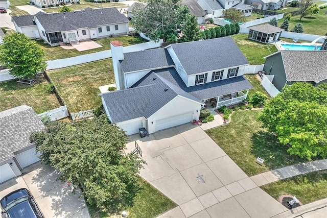 737 Phillip Cir, Forsyth, IL 62535 - aerial view of residential area