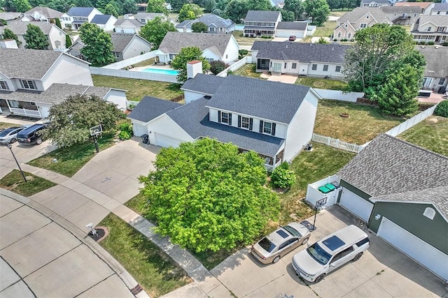 737 Phillip Cir, Forsyth, IL 62535 - aerial perspective of suburban area