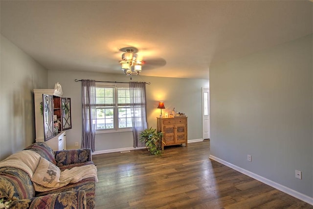 737 Phillip Cir, Forsyth, IL 62535 - living area featuring dark wood-type flooring