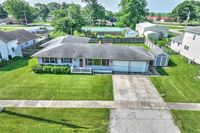 335 E Walnut St, Dalton City, IL 61925 - view of front of home featuring driveway and an attached garage