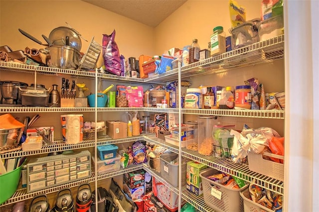 view of pantry