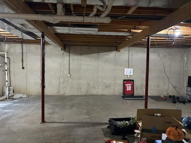 34A Woolery Dr, Neoga, IL 62447 - view of unfinished below grade area