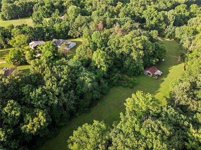 25760 E 1750th Rd, Marshall, IL 62441 - aerial overview of property's location with a forest