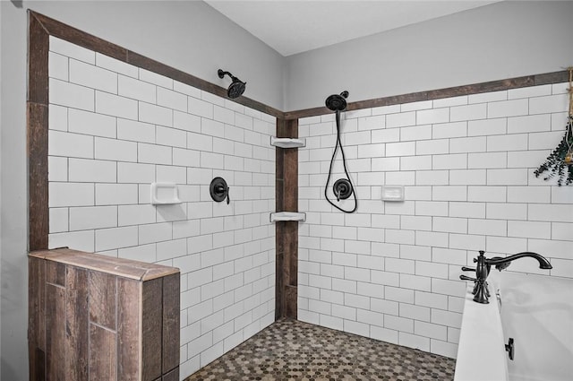25760 E 1750th Rd, Marshall, IL 62441 - bathroom with tiled shower