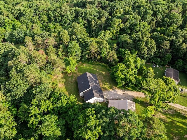 25760 E 1750th Rd, Marshall, IL 62441 - aerial view of property's location featuring a forest