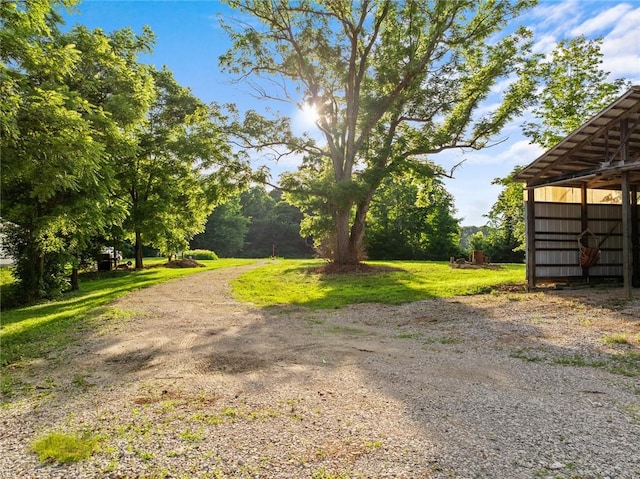 25760 E 1750th Rd, Marshall, IL 62441 - view of grassy yard featuring an outbuilding