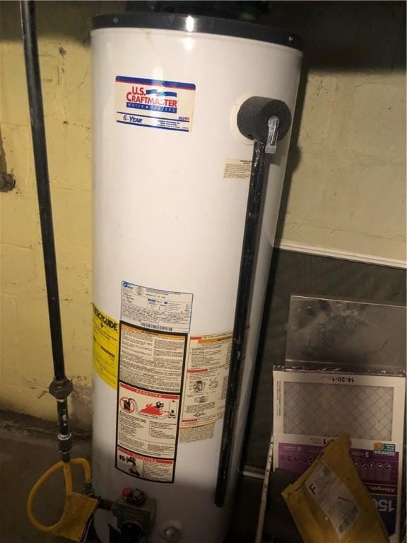 utilities with gas water heater